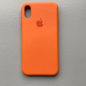 iphone Xs orange phone case